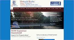 Desktop Screenshot of ontrackrealty.com